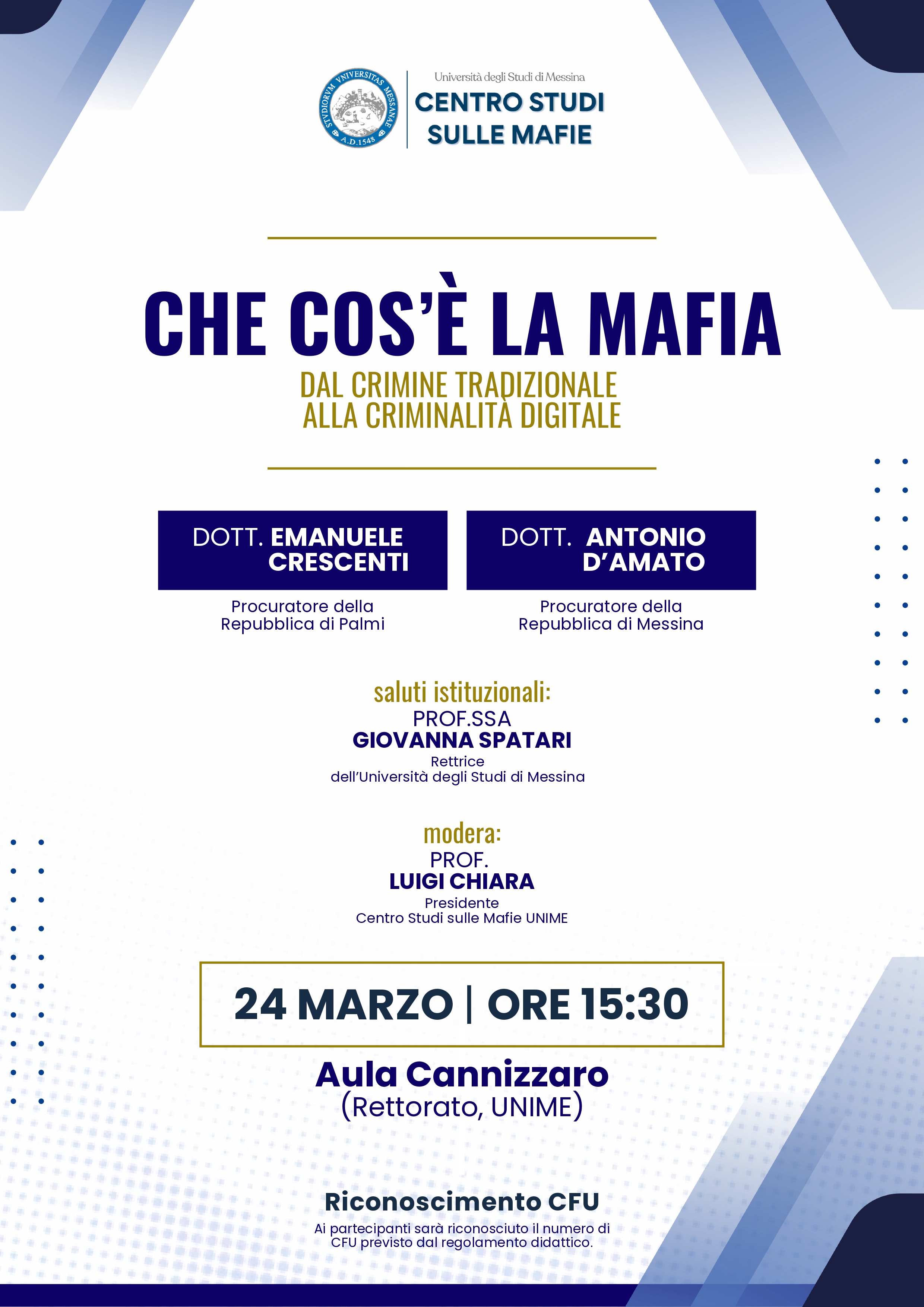 Prima lezione del ciclo di seminari