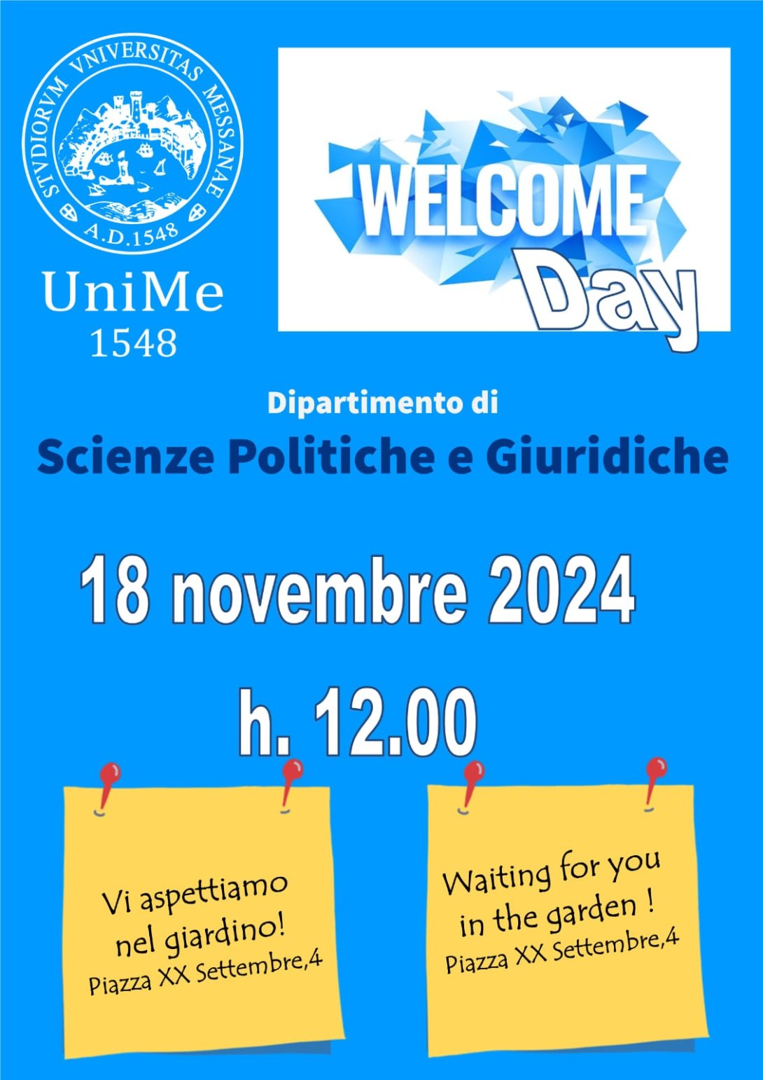 Welcome Day 18.11.2024