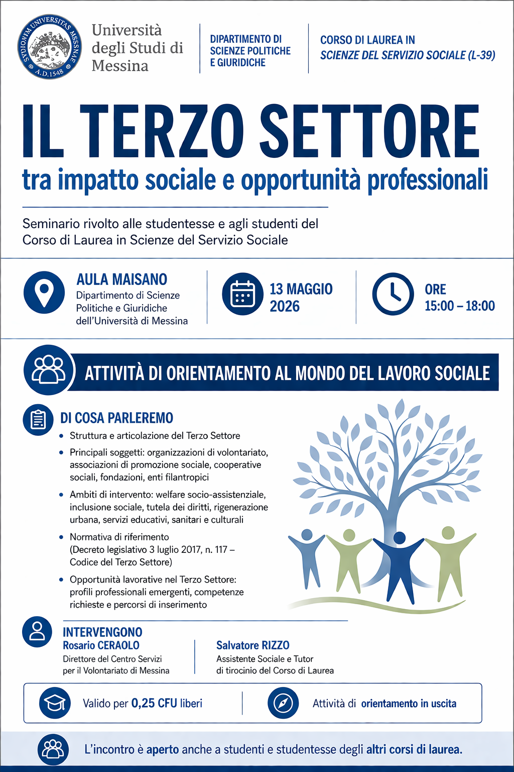 Locandina terzo settore