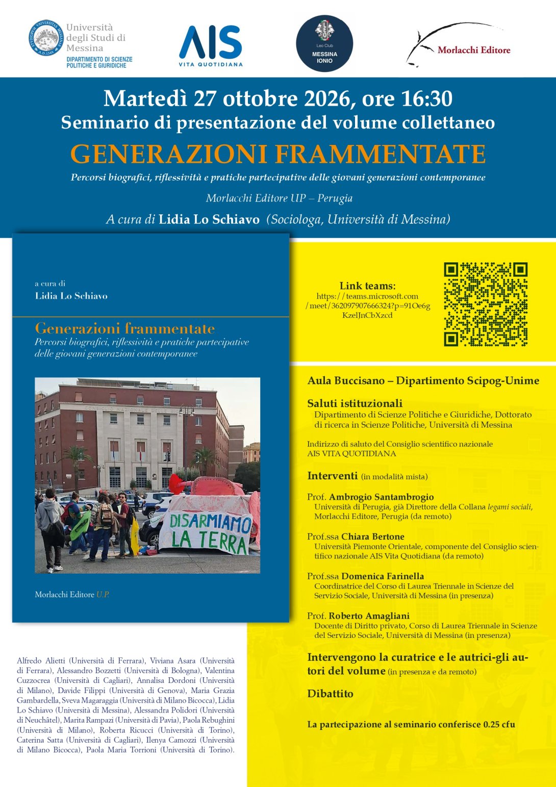 lo schiavo seminario